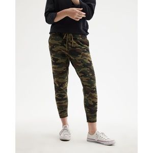 Nili Lotan Green Camouflage Nolan Sweatpants